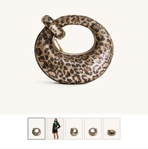 JW PEI COLLECTION Leopard Print Metallic